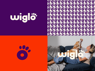 Wiglo logo branding branding and identity colours design logo typography