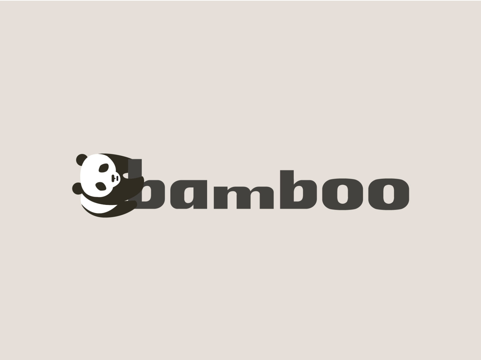 Bamboo logo for panda by Ogundoro Tomidalola John on Dribbble