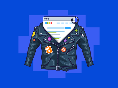 Alternative search engines ahrefs alternative badges bar browser engine google illustration jacket leather outline piercing punk rebel rock search search results seo serp subculture