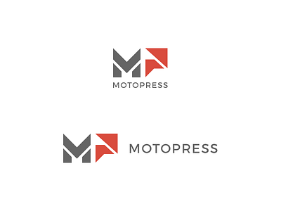 Motopress logo final branding identity logo m mark moto mp p press sign simple