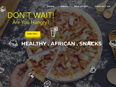 Food Landing page