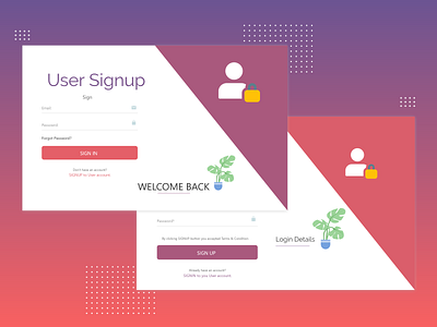 UI GRADIENT SIGNUP FORM