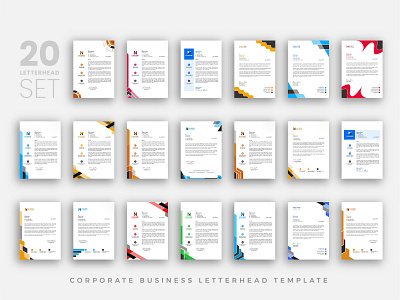 Corporate Business Letterhead Design flyer