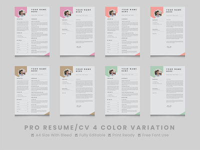 CV template hiring