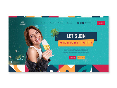 Landing Page Template Party