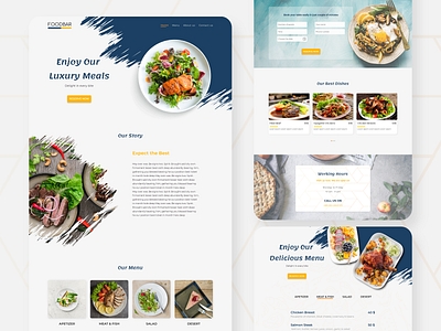 Restaurant Website Concept