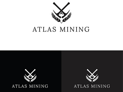 mining logo design graphic icon illustration illustrator logo logo design logo designer minimal vector