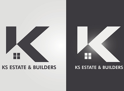 KS-RealEstate Logo design graphic illustration illustrator logo logo design logo designer minimal typography vector