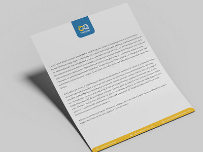 Letterhead- TightLinks brand items branding design graphic illustrator letterhead letterhead company logo design