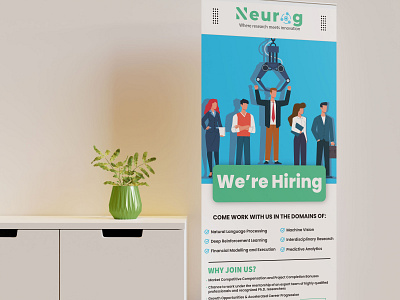 Neurog BrandKit - Standee branding corporate design design graphic illustration logo designer standee