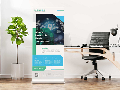Neurog BrandKit - Standee brand design branding brandingkit corporate design design graphic logo designer standee