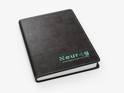 Neurog BrandKit - Leather Diary branding branding kit corporate design design graphic illustrator leather diary logo logo design logo designer
