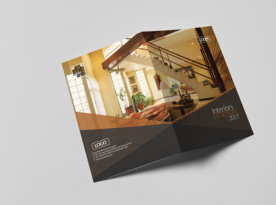 Bi-fold Brochure adobe indesign bifold brochure book branding brochure design brochure layout catalog design design graphic graphic designer indesign template ui ux vector