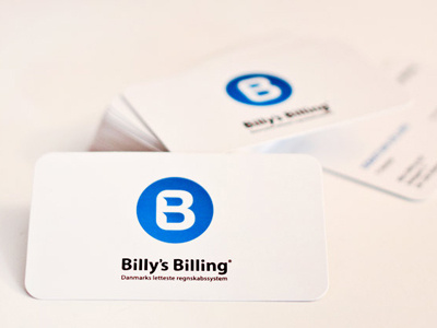 Billy BizCards b bizcards blue businesscards cards design paper