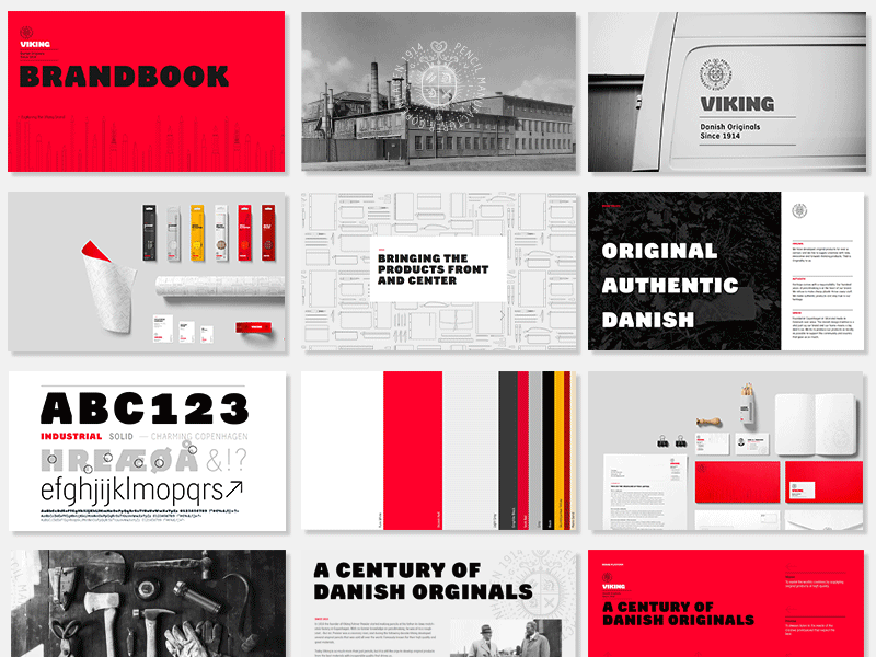 Viking Rebranding - Original Danish Pencils