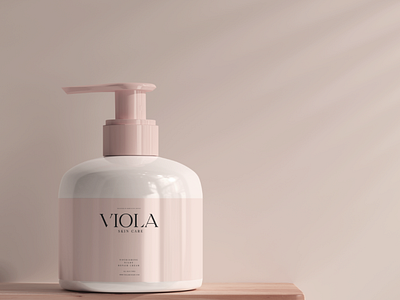 VIOLA - Skin care Brand ID branding design graphic design icon illustration logo typography vector
