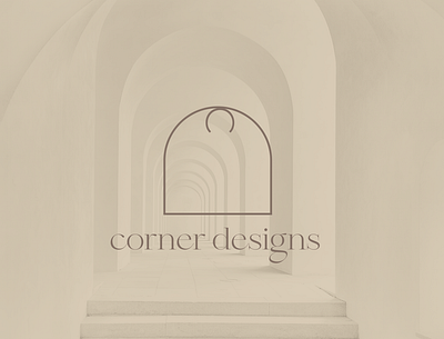 Corner designs - Interior design logo concept branding design graphic design icon illustration interior design logo typography vector