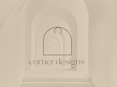 Corner designs - Interior design logo concept