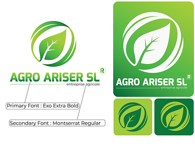 Logo Concept presentation - Agro Company branding design graphic design icon illustration logo typography vector