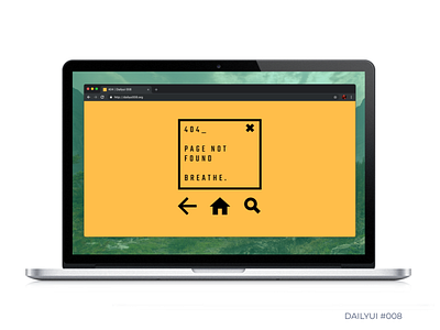 404_ Breathe 404 404 page daily ui minimalist ui ui design