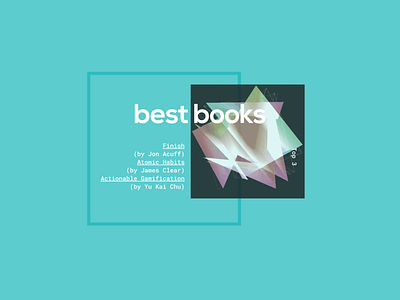 #M&TWrapped 2018 - Books curation geometric layout minimalist