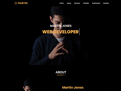 Martin-Personal Portfolio Bootstrap 4 Template