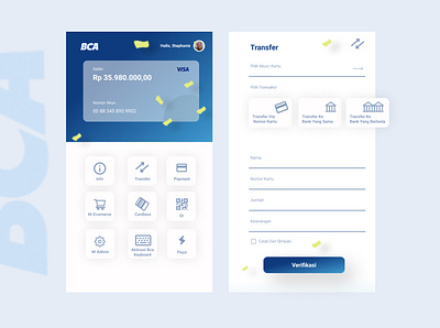 bca app bank app branding design icon illustration ui uiux design ux web website