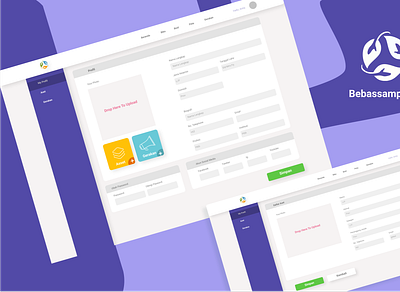 ui dashboard bebassampah.id app design illustration ui uiux design ux web website