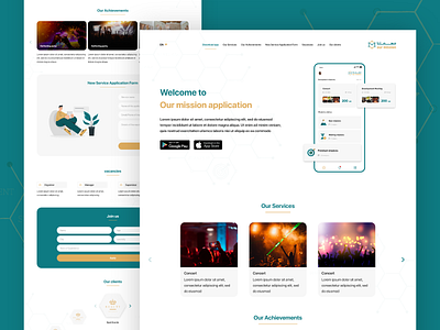 Our mission landingpage clean clear design illustration join landingpage missions organizations popular ui ui ux ui design ux webdesign websites