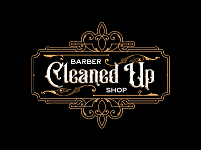 Daily Logo Challenge #13 : Cleaned Up barber barbershop barbershop logo branding design illustration logo logo design vector vector illustration