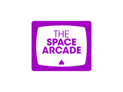 Daily Logo Challenge #50 : Space Arcade arcade game arcade machine branding daily logo challenge logo logo design logotype space invaders vector video games