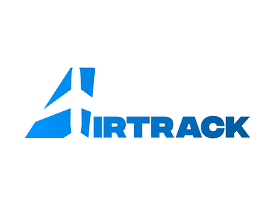 Daily Logo Challenge #12 : Airtrack airline airliner daily logo challenge flight logo logo design plane