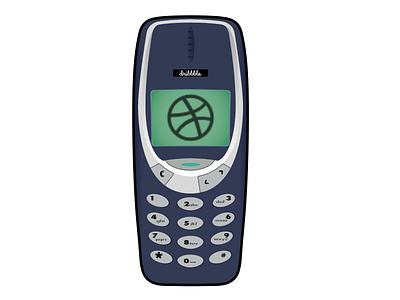 Nokia 3310 2000s 3310 design illustration mobile phone nokia simple vector vector illustration vintage