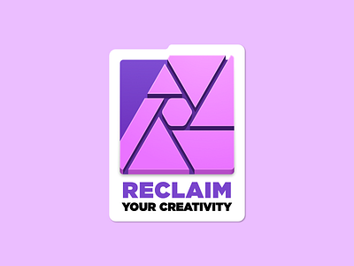Reclaim Your Creativity Affinity Sticker