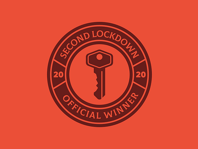Lockdown Badge 2020 badge badge design covid 19 covid19 illustration key lockdown vector illustration