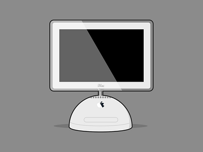 iMac G4 2000s apple apple imac illustration imac imac g4 oldies sunflower vector vector art vector illustration