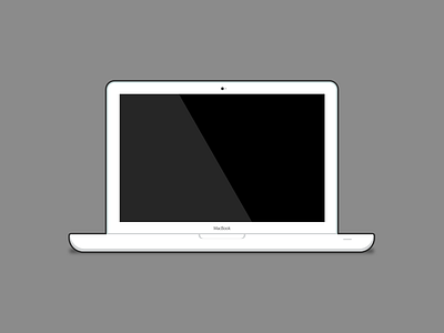Apple MacBook Polycarbonate apple apple design apple macbook design illustration macbook vector vector art vector illustration