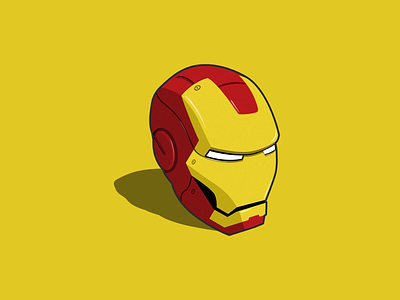 Iron Man helmet design illustration iron man marvel marvel universe vector vector art vector illustration