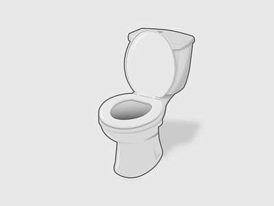 Toilet design illustration toilet bowl vector vector art vector illustration
