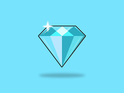 Diamond design illustration jewel shiny vector vector art vector illustration