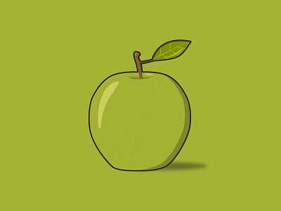 Apple Fruit apple design fruit illustration juicy vector vector art vector illustration