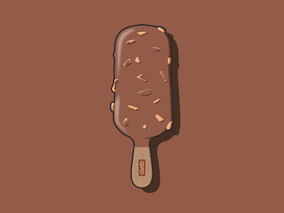 Ice Cream chocolate ice cream illustration summer vector vector art vector illustration