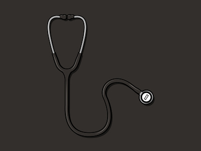 Stethoscope doctor illustration medecine vector vector illustration