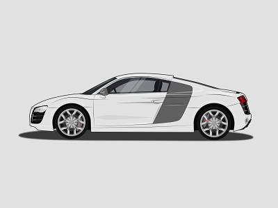 Audi R8 audi auto car germany illustration supercar vector vector art vector illustration