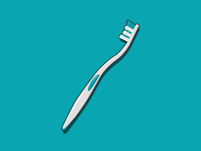 Toothbrush illustration teeth tooth toothpaste vector vector art vector illustration