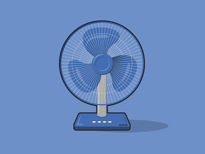 Fan fan heat illustration vector vector art vector illustration wind