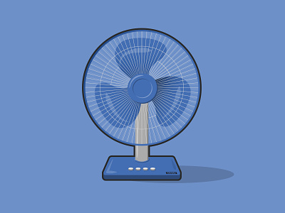 Fan fan heat illustration vector vector art vector illustration wind