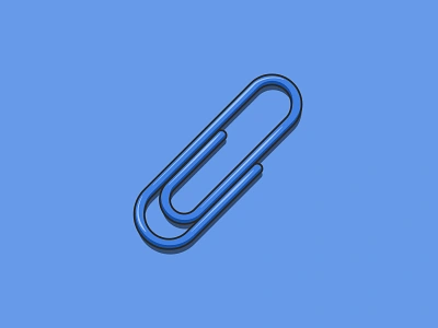 Paperclip illustration office paper paperclip staples stationery vector vector art vector illustration