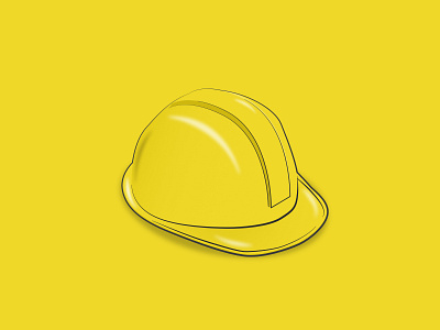 Hard Hat construction hat helmet illustration safety vector vector art vector illustration worksite
