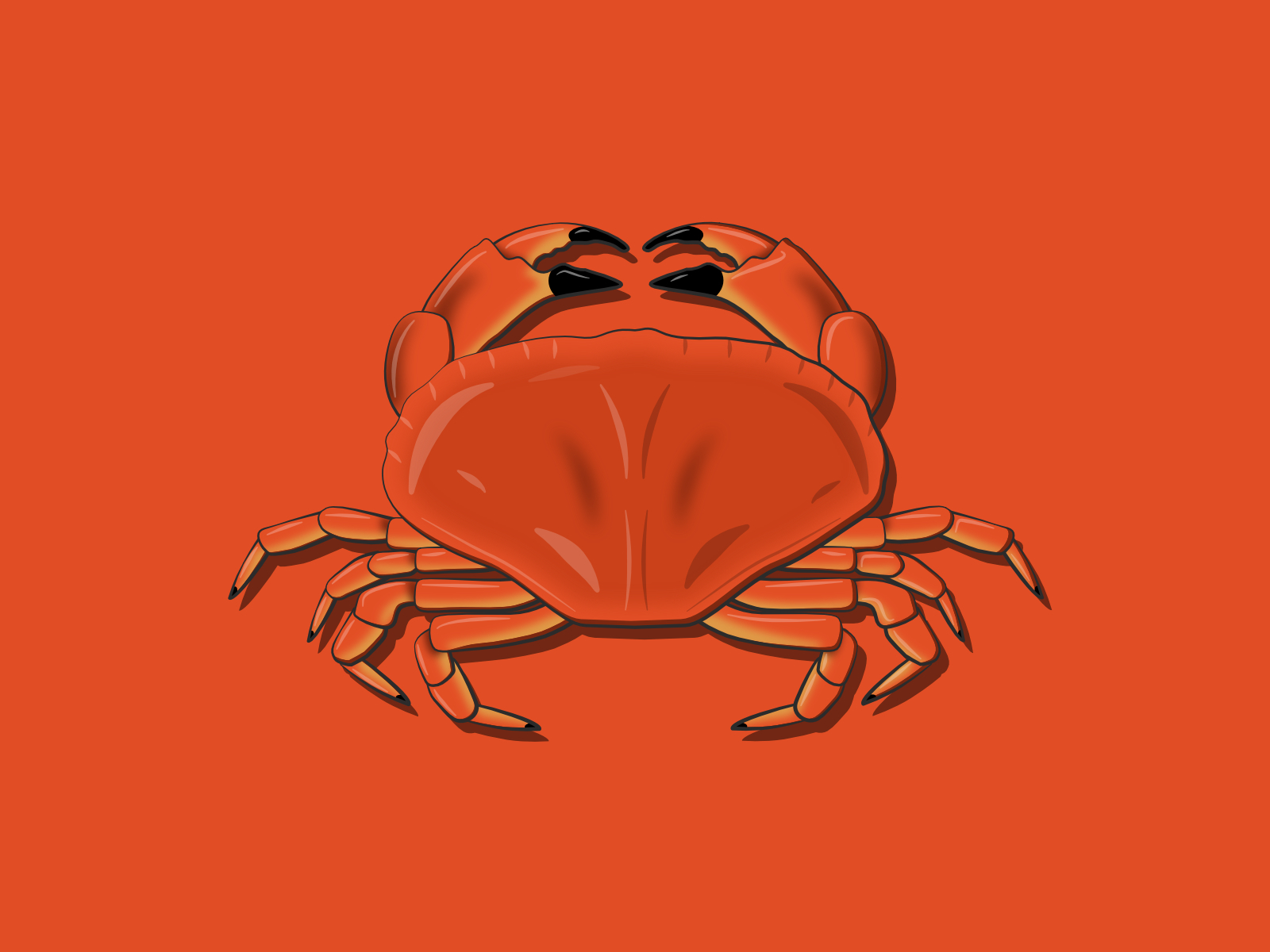 Crab by Genewal Design on Dribbble